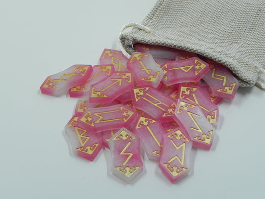 Rune set: Rose Quartz