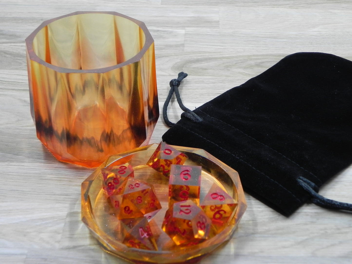 Dice Set: Flame