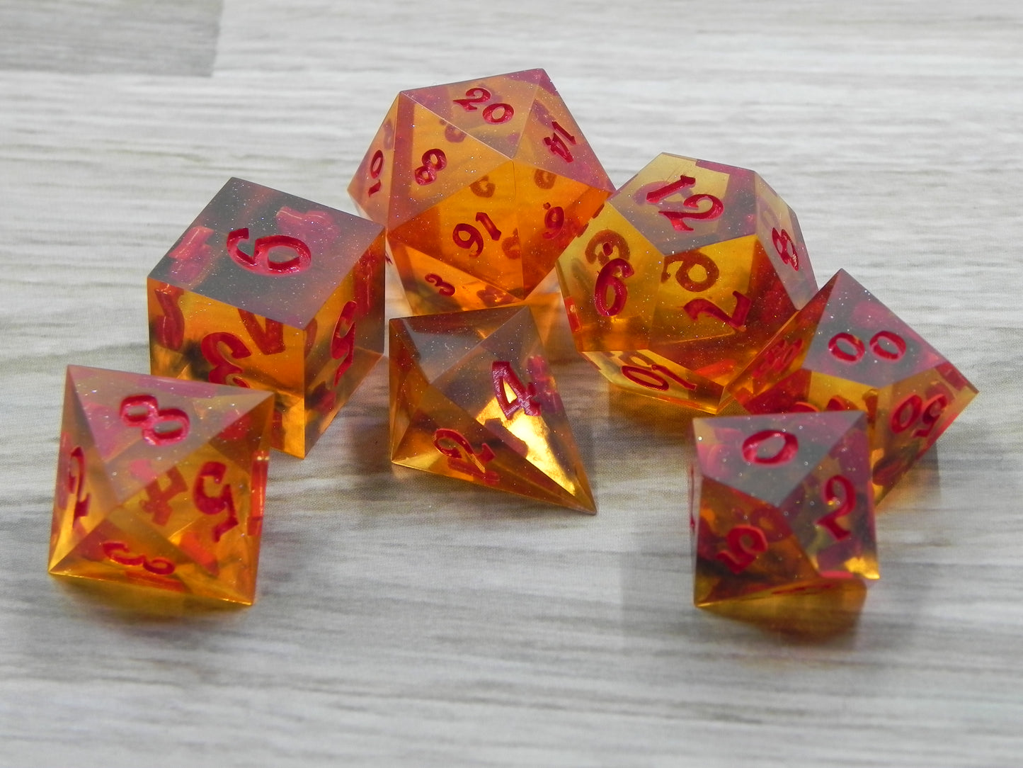 Dice Set: Flame