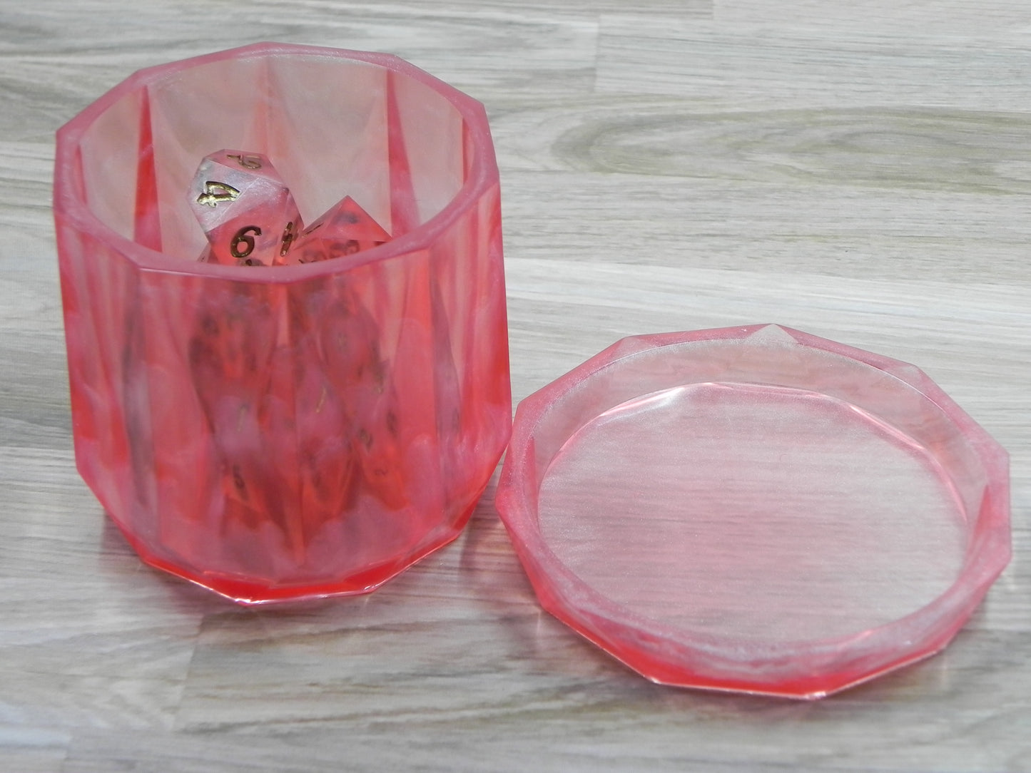 Dice Set: Red Satin