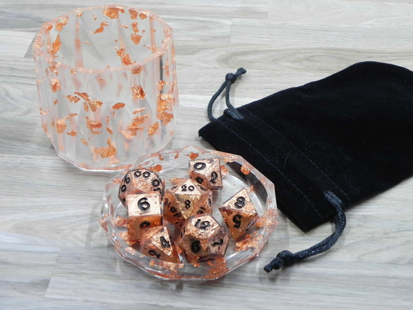 Dice Set: Copper Core
