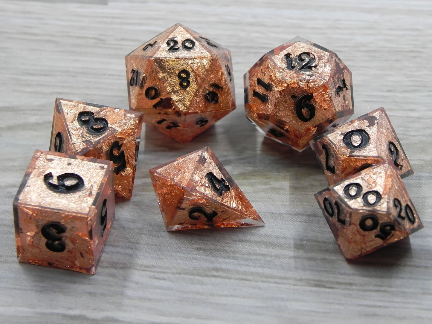 Dice Set: Copper Core