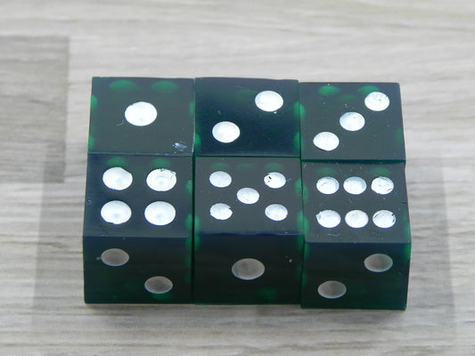 6D6 Dice Set: Green Solid
