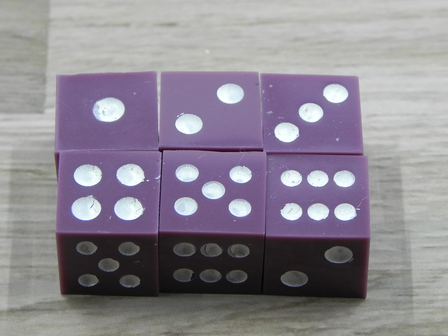 6D6 Dice Set: Purple Solid