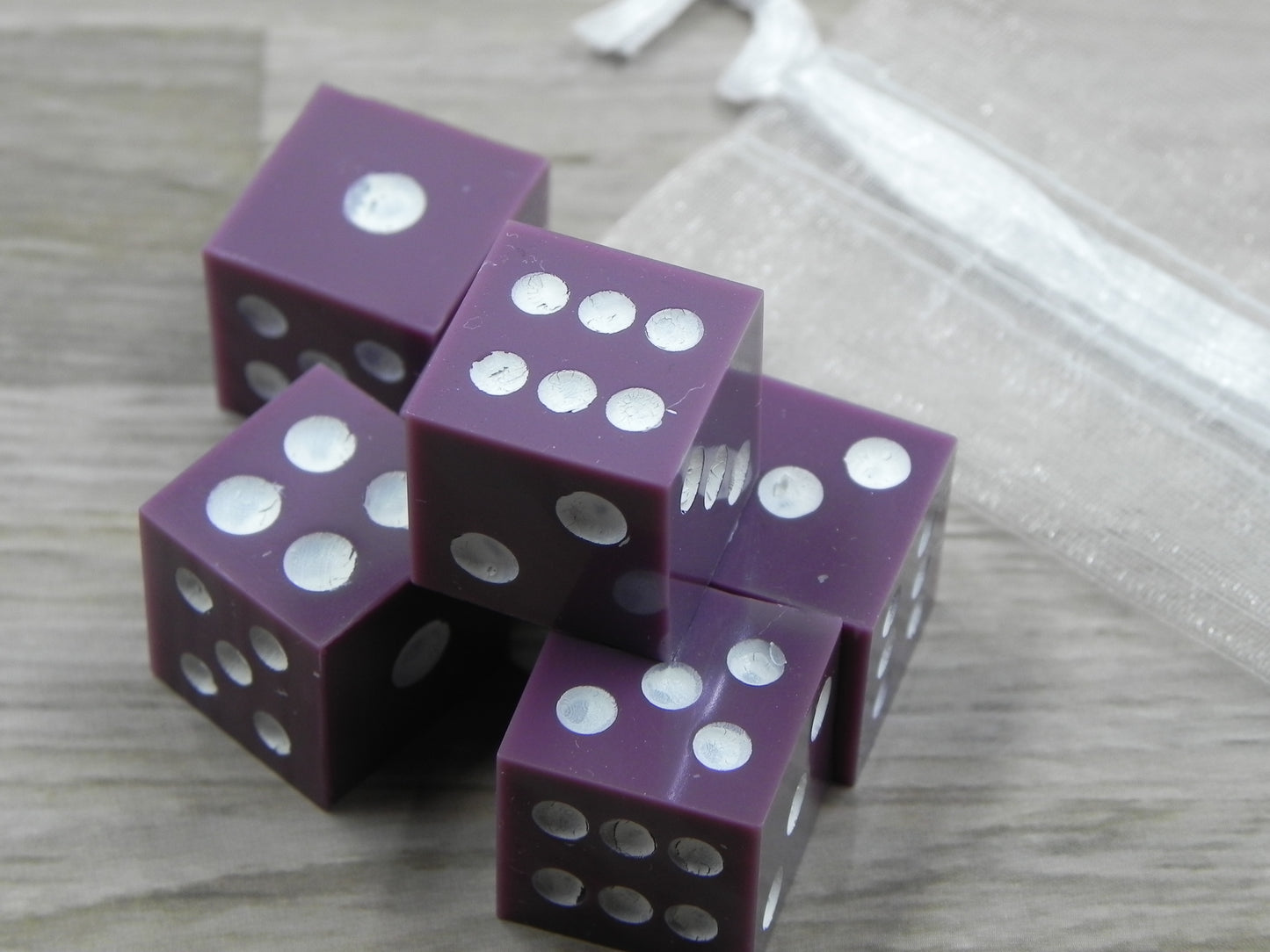 6D6 Dice Set: Purple Solid