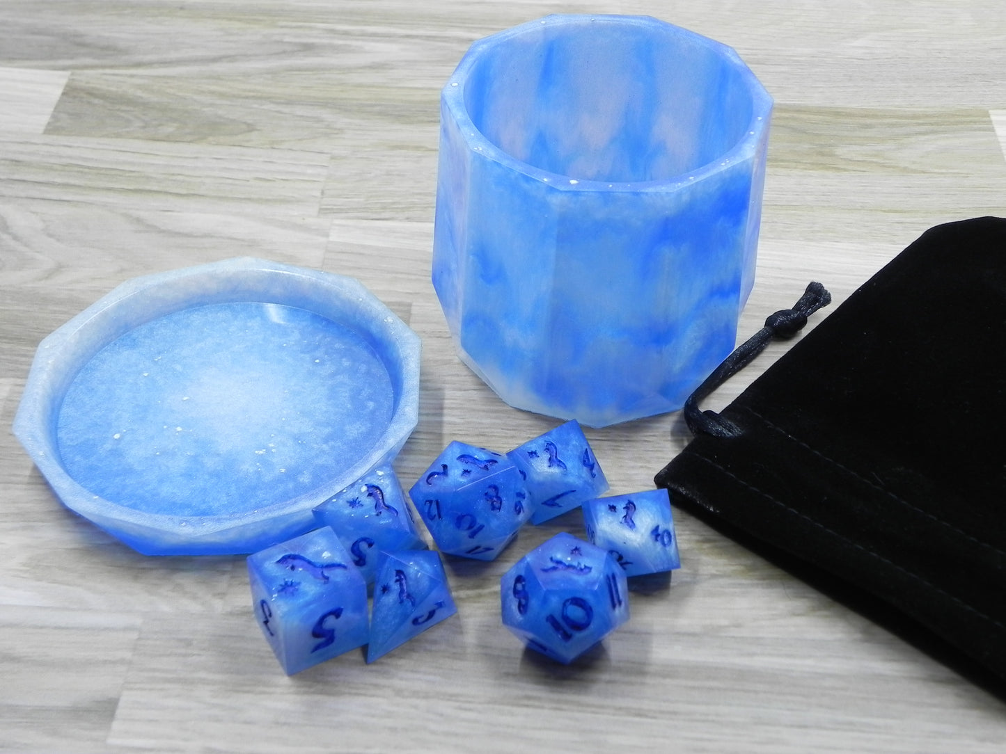 Dice Set: Blue Marble Fox Northstar