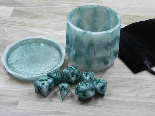Dice Set: Greenstone Fox Northstar