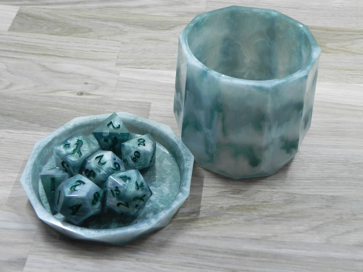 Dice Set: Greenstone Fox Northstar