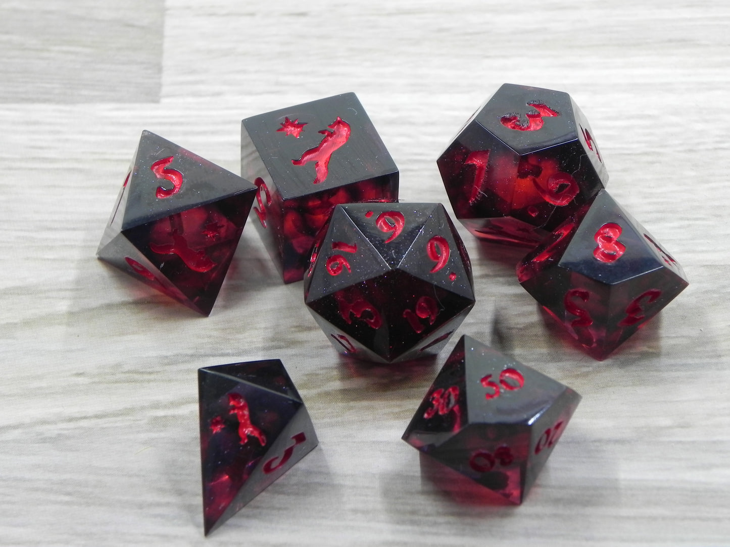 Dice Set: Hellfire Fox Northstar