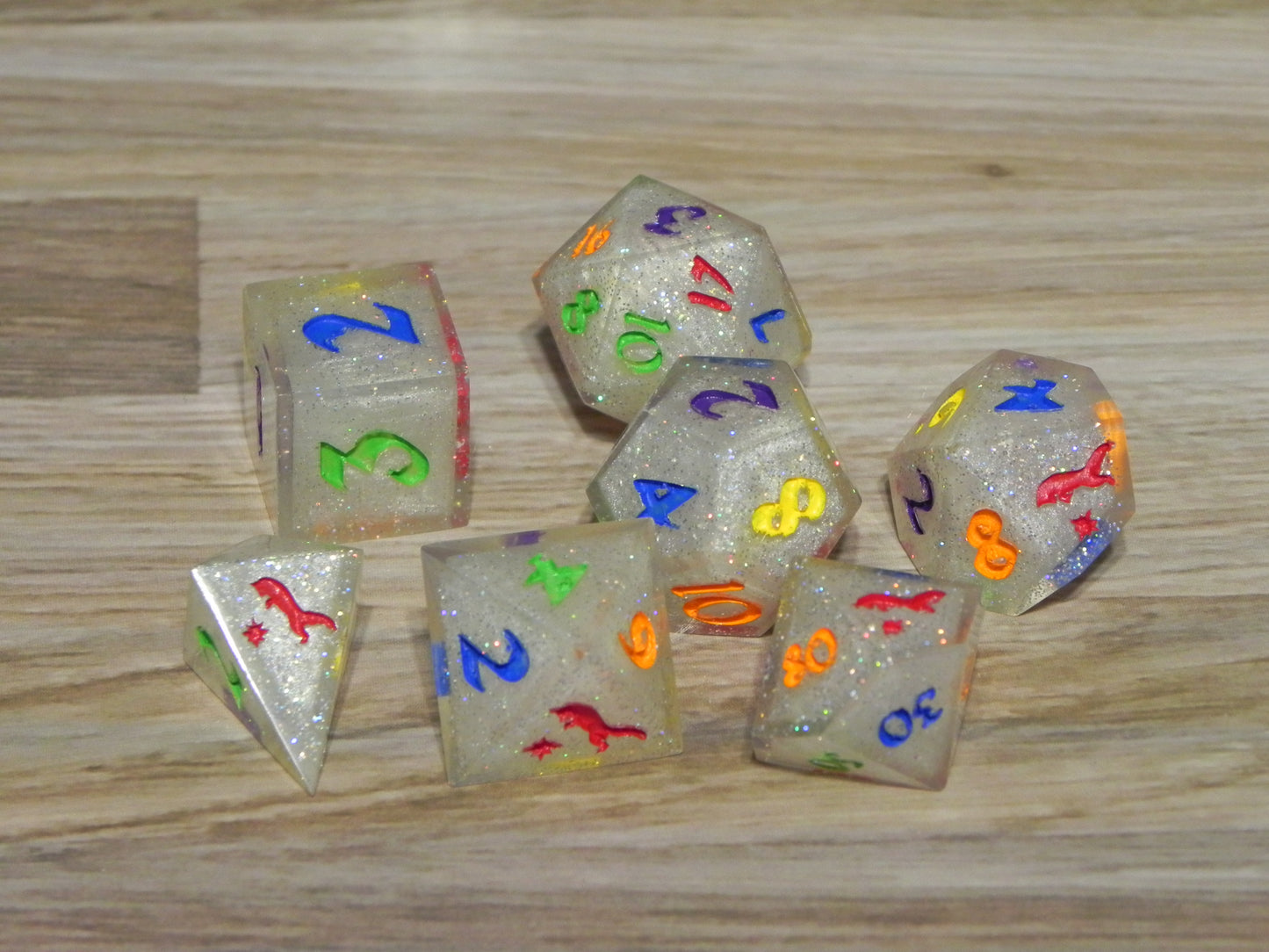 Dice Set: Chaos Rainbow Fox Northstar