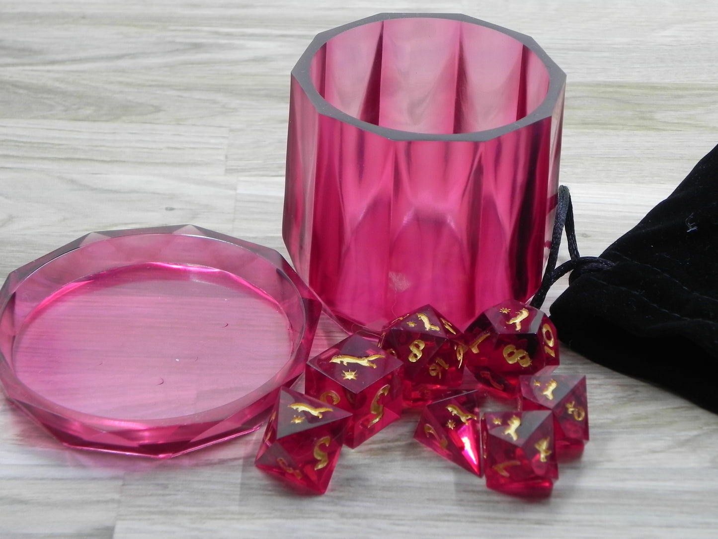 Dice Set: Garnet Fox Northstar