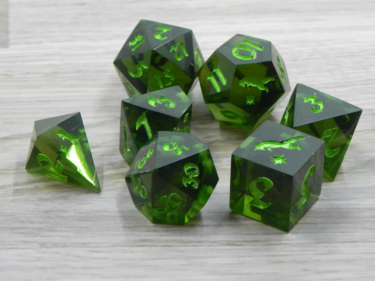 Dice Set: Emerald Fox Northstar