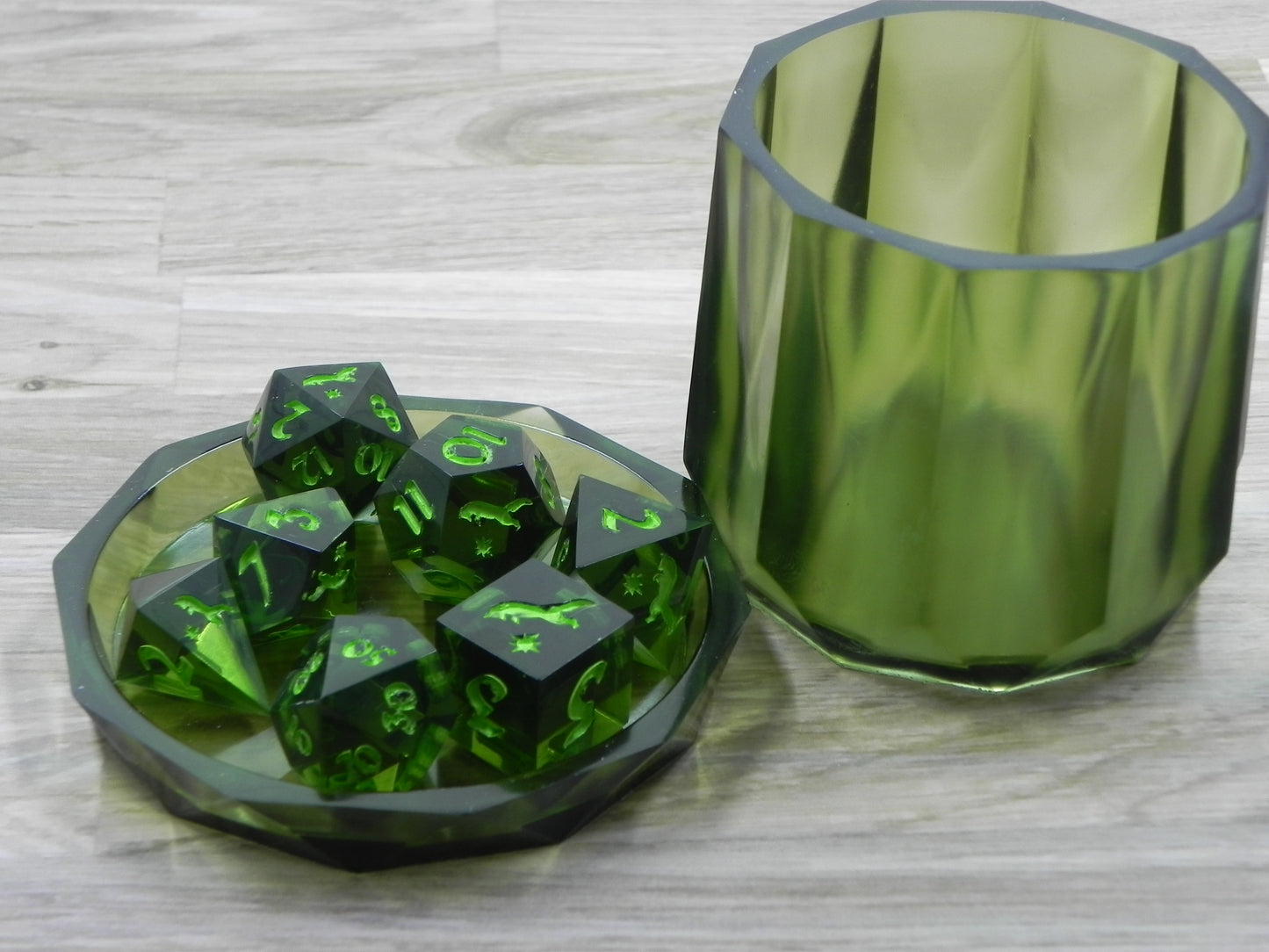 Dice Set: Emerald Fox Northstar
