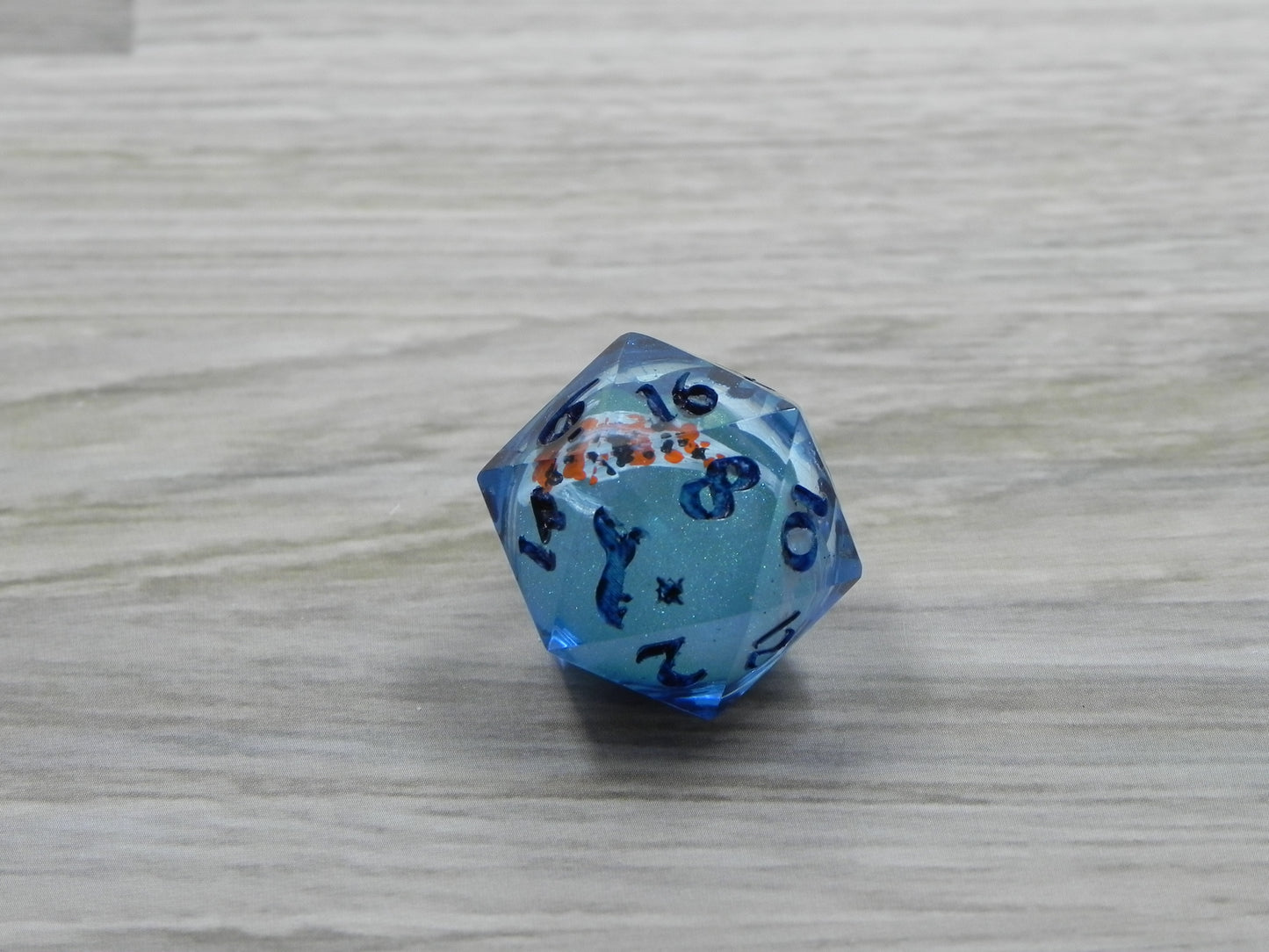 Liquid Core Dice Set: Koi Pond Fox Northstar