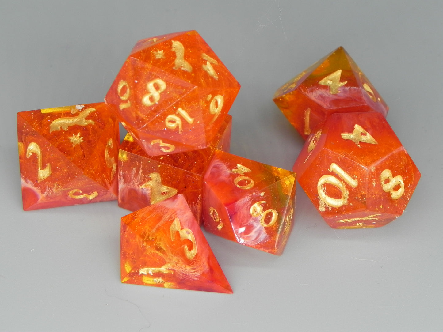 Dice Set: Ember Dance Petri Fox Northstar
