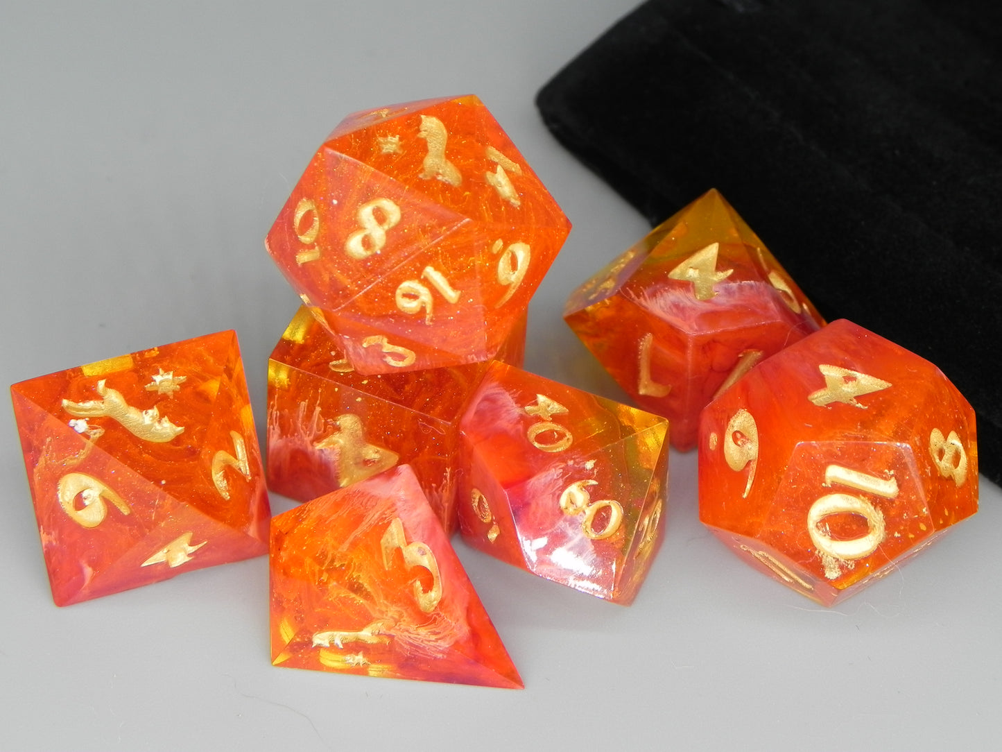 Dice Set: Ember Dance Petri Fox Northstar