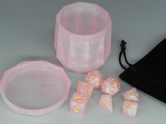 Dice Set: Rose Quartz Fox Northstar