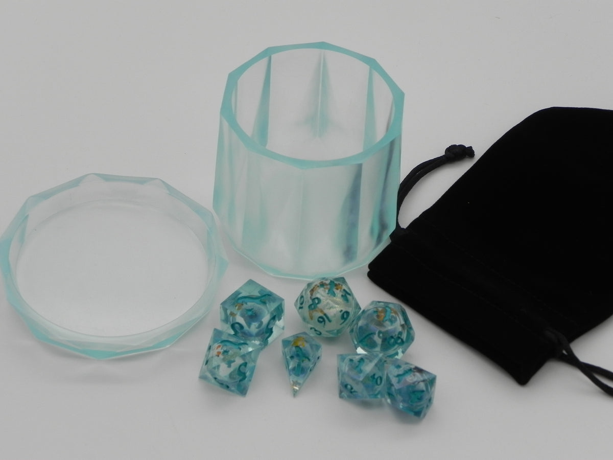 Liquid Core Dice Set: Koi Pond Fox Northstar