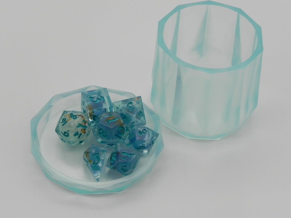 Liquid Core Dice Set: Koi Pond Fox Northstar