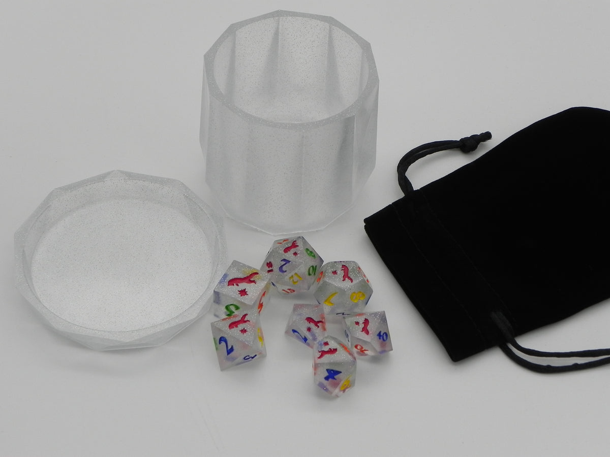Dice Set: Chaos Rainbow Fox Northstar