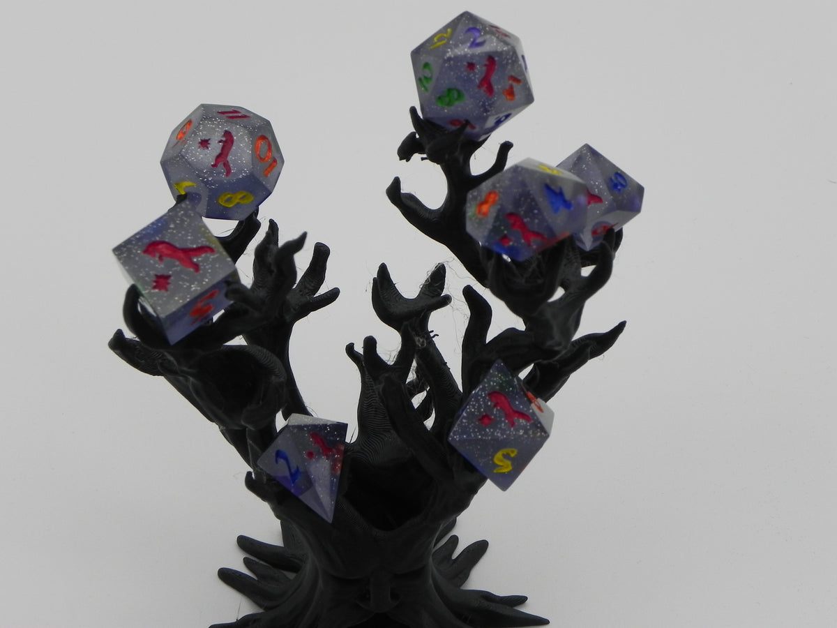 Dice Set: Dark Chaos Rainbow Fox Northstar