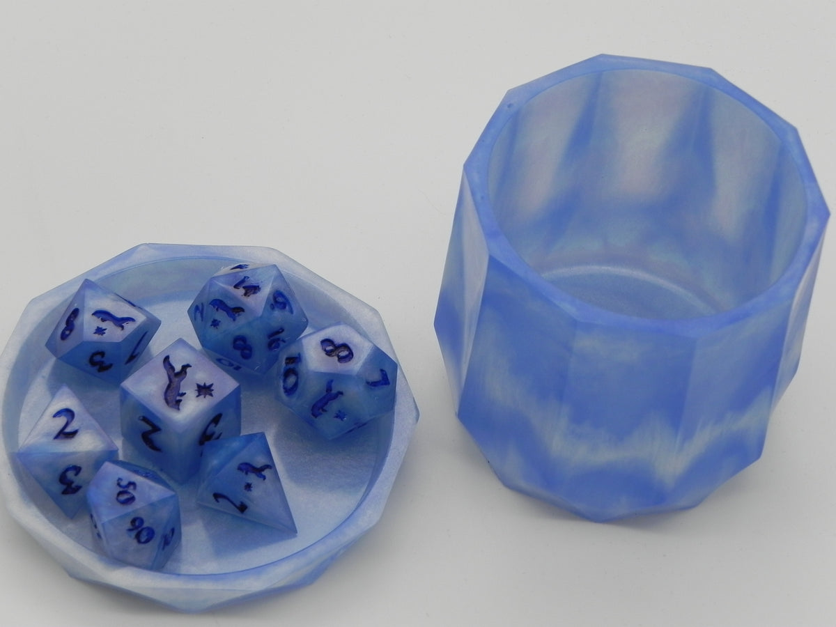 Dice Set: Blue Marble Fox Northstar