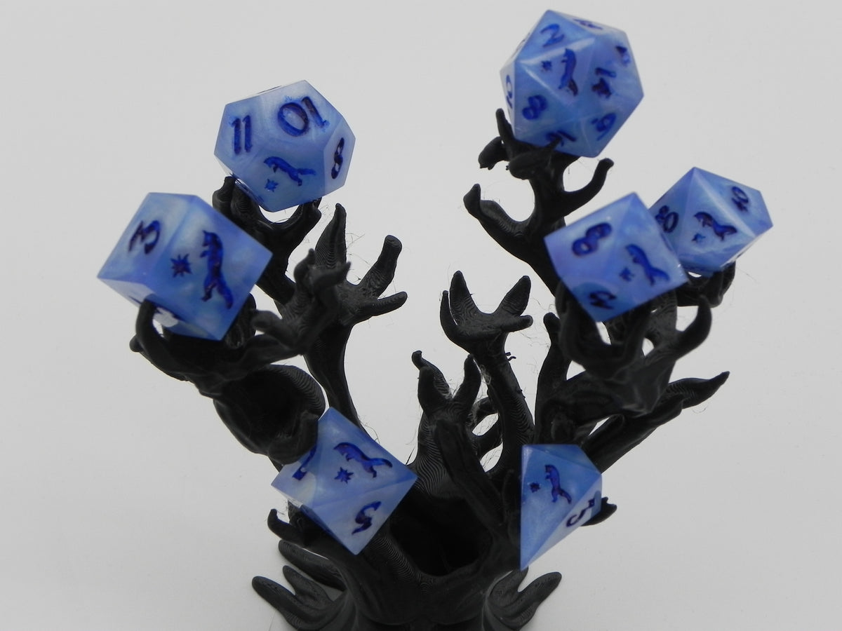 Dice Set: Blue Marble Fox Northstar