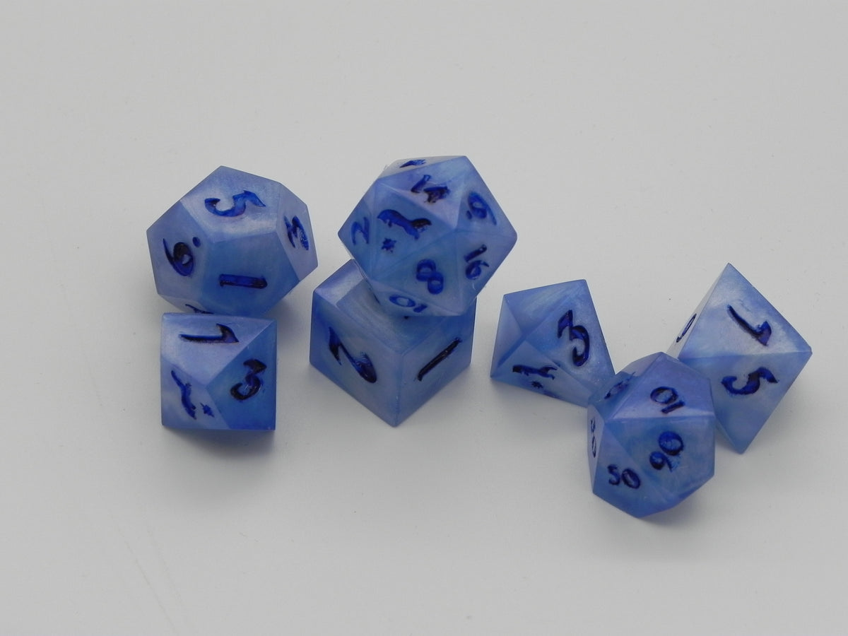 Dice Set: Blue Marble Fox Northstar