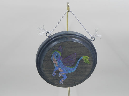 "Fairy Dragon" mini wood plaque