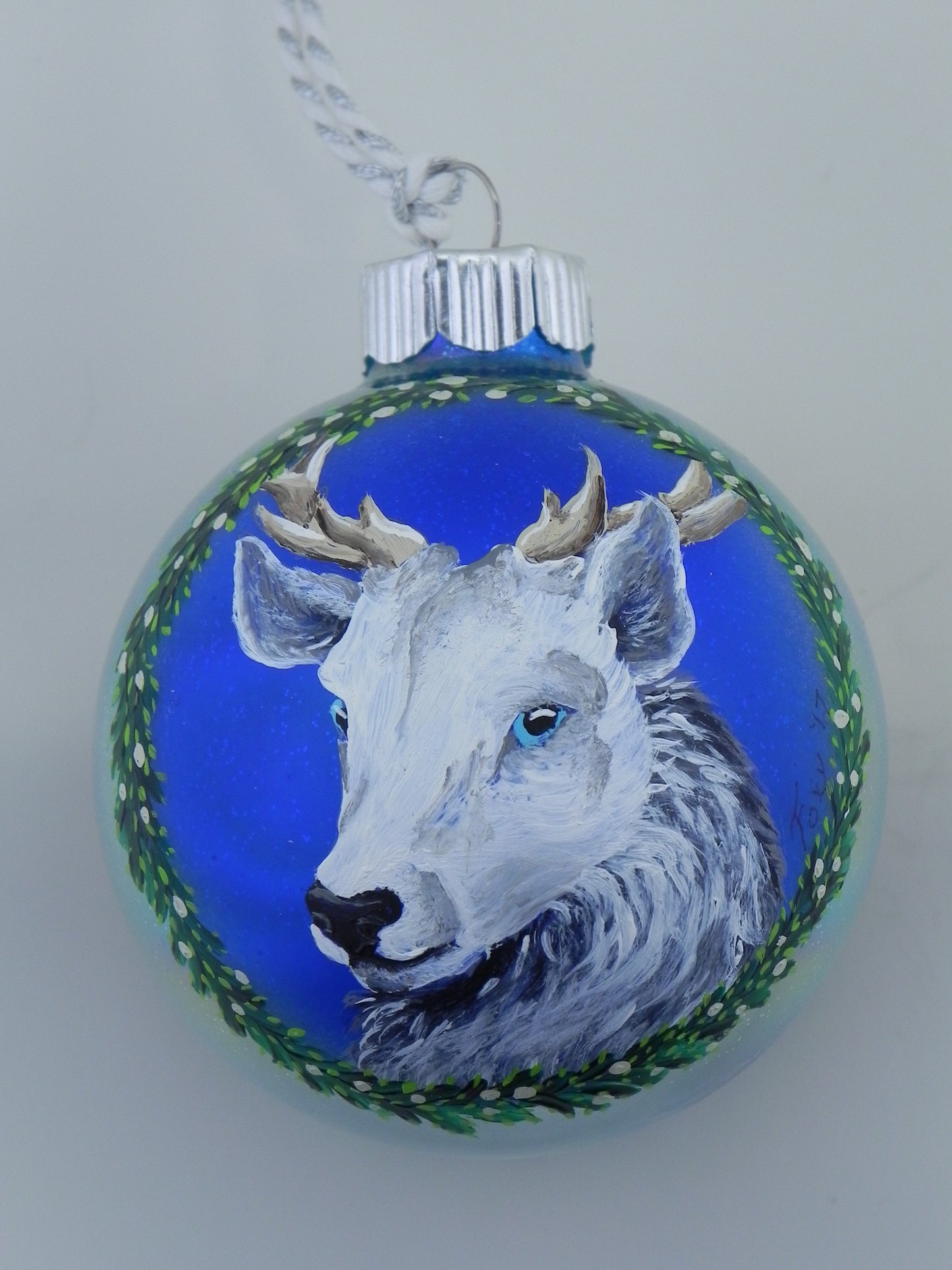 "Frost Series: Stag" Ornament