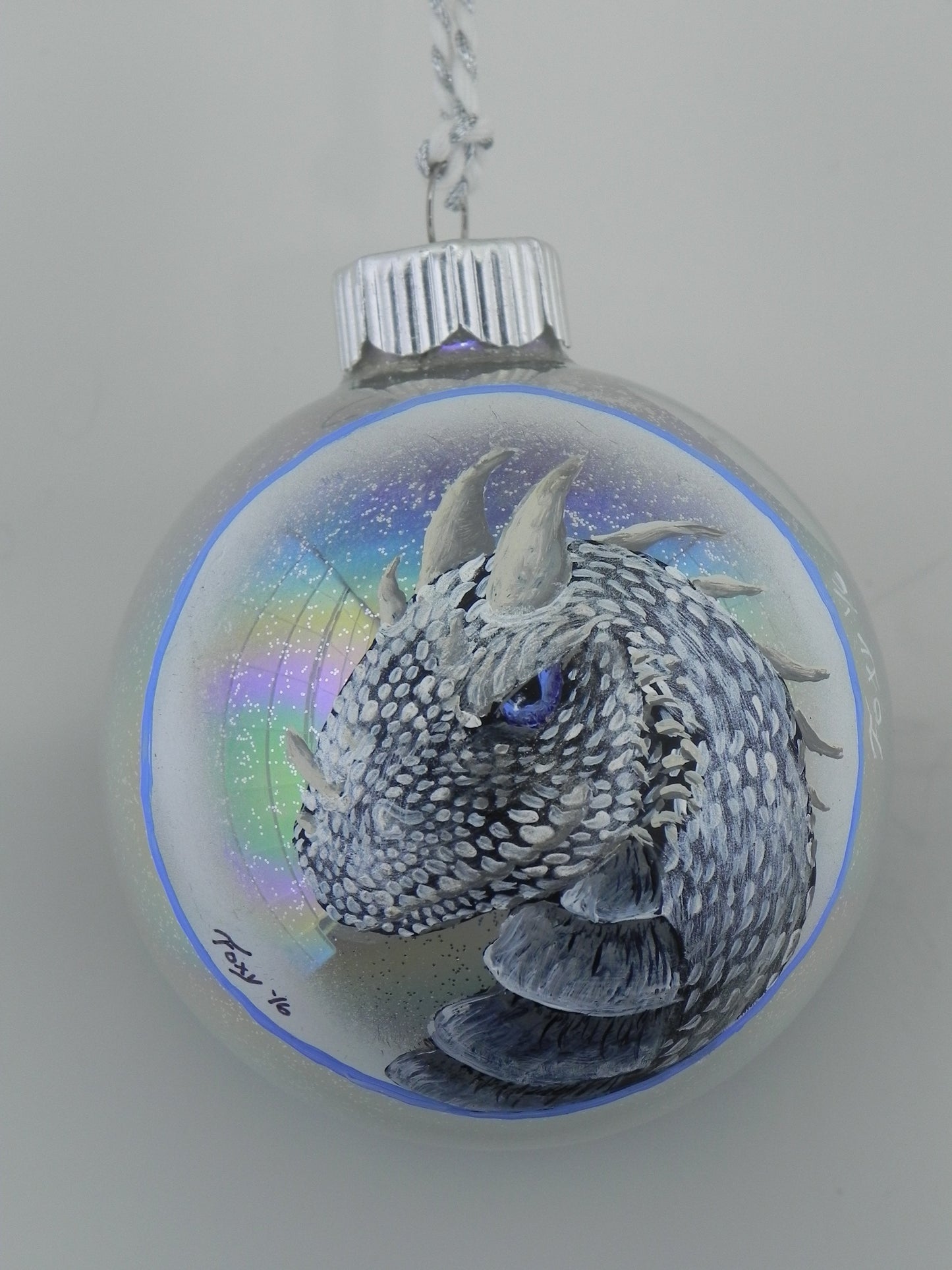 "Dragon Gem Series: White Dragon" Ornament