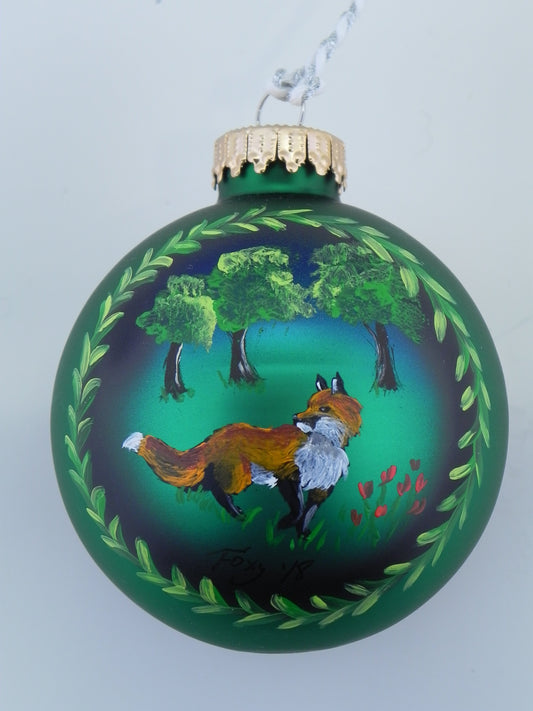 "Four seasons: Summer Fox" ornament