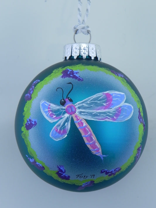 "Pastel Pink Dragonfly" ornament