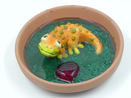 "Salamander tan" resin plate