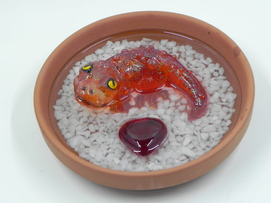 "Salamander Flame clear" resin plate