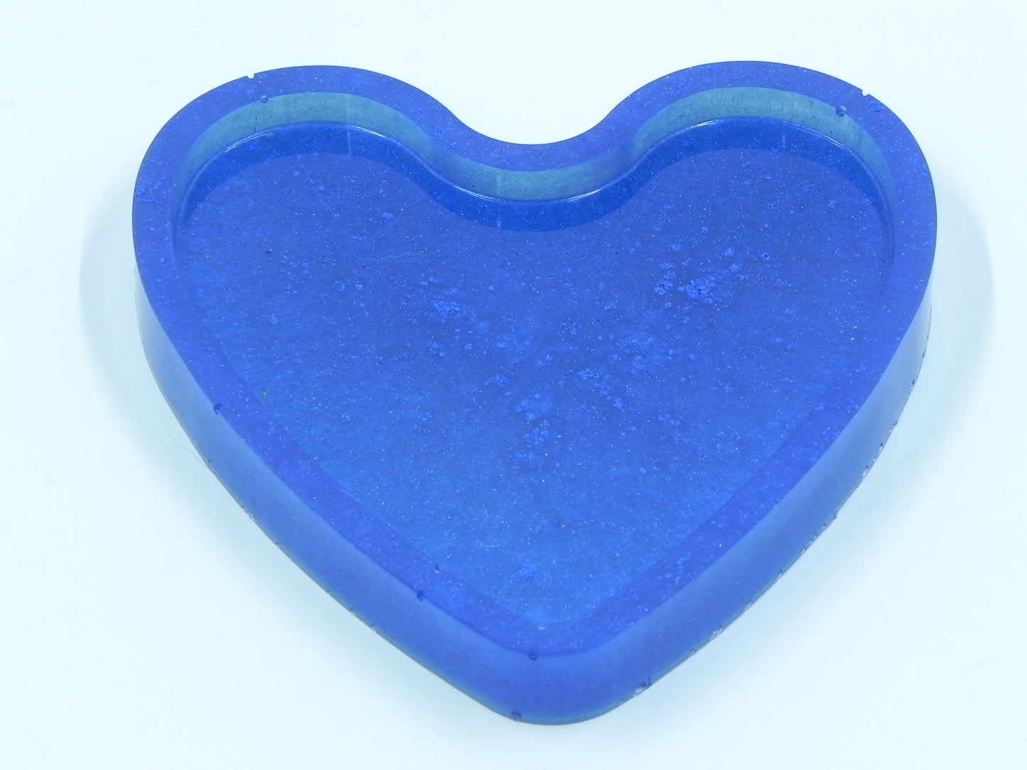 Display dish: Heart Blue