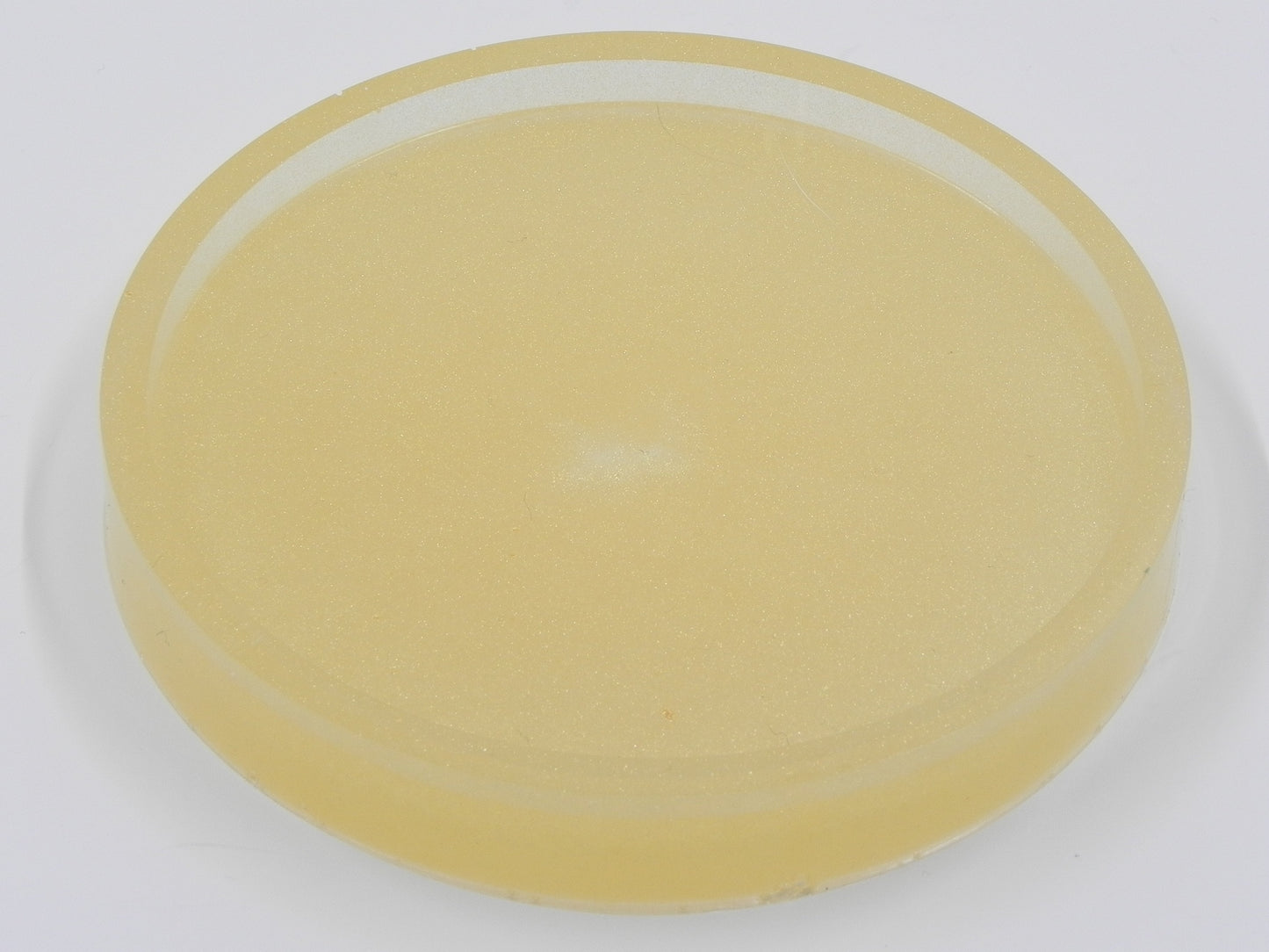 Display dish: Large Circle Sparkle Gold