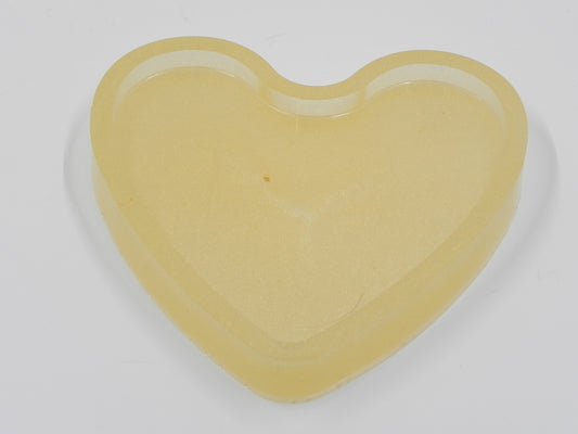 Display dish: Heart Sparkle Gold