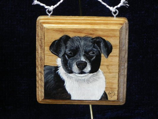 Custom Wood 4x4 plaque Portrait