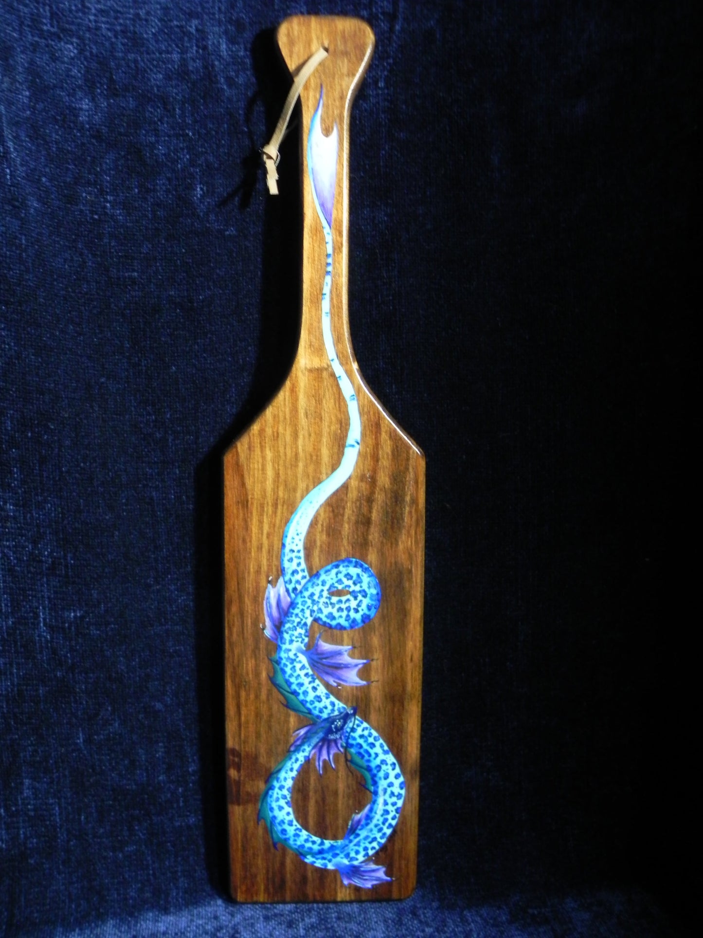 "Sea Serpent" wood paddle